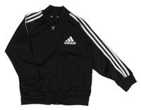 Černá sportovní propínací mikina Adidas