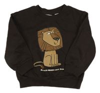 Kávová mikina s lvem H&M