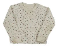 Smetanová květovaná mikina Primark