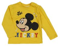 Žluté triko s Mickeym Disney