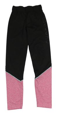 Černo-růžové funkční sportovní legíny Ergeenomixx