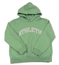 Světlezelená mikina s nápisem a kapucí H&M