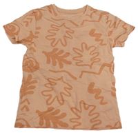Broskvové tričko se vzorem zn. Primark