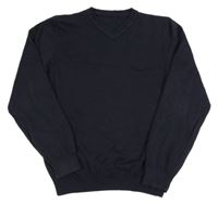 Tmavomodrý svetr George 