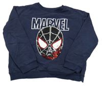 Tmavomodrá mikina se Spider-manem H&M