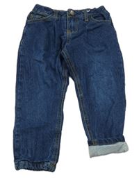 Tmavomodré podšité rifle Kids