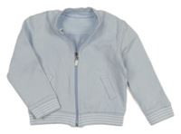 Světlemodrá propínací mikina s proužky Gymp 