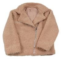 Starorůžový huňatý podšitý křivák Pep&Co.