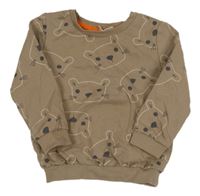 Béžová mikina se zvířátky So Cute