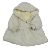 Smeatnová kožešinová podšitá parka s kapucí Shein