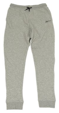 Šedé melírované tepláky s nápisem George 