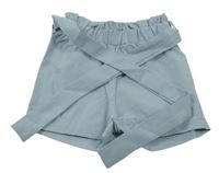 Světlemodrošedé lehké kraťasy s páskem Shein