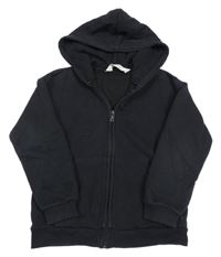 Černá propínací mikina s kapucí H&M