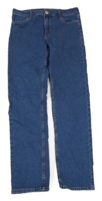 Modré lehké slim fit rifle H&M
