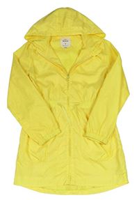 Žlutá šusťáková jarní parka s kapucí M&S