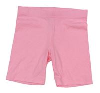 Neonově růžové melírované legínové kraťasy F&F