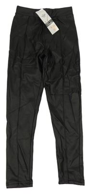 Nové - černé koženkové legíny PRIMARK