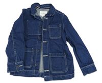 Tmavomodrá riflová bunda s límečkem JASPER CONRAN