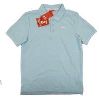 Nové - světlemodré polo tričko s logem Slazenger