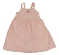 Světlerůžové letní šaty s jahůdkou H&M