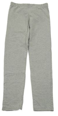 Šedé melírované legíny