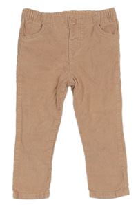 Růžové manšestrové kalhoty Primark