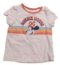 Světlerůžové tričko s Minnie C&A