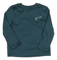 Tmavozelené thermo triko s nápisem Lupilu