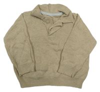 Béžový lehký svetr s límečkem Mothercare