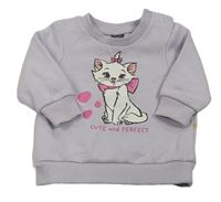 Lila mikina s kočičkou Marií Primark