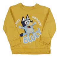 Hořčicová mikina s Bluey George