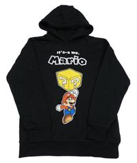 Černá mikina s kapucí - Mario Primark