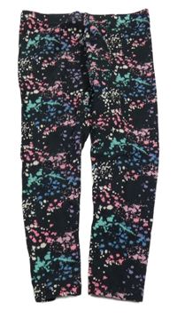 Černo-barevné legíny s fleky Next