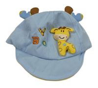 Světlemodrá kšiltovka s žirafou 