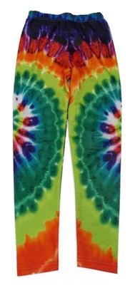 Barevné batikované legíny 