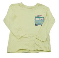 Světležluté triko s autem Dunnes Stores