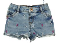 Světlemodré riflové kraťasy s plameňáky Denim Co.