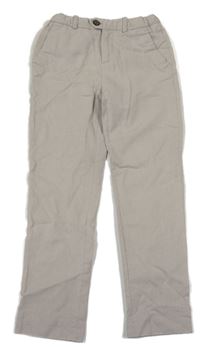 Béžové plátěné chino kalhoty H&M