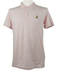 Pánské světlerůžové polo tričko Brave Soul 