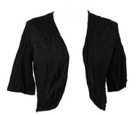 Dámské černé třpytivé úpletové bolerko Dunnes 