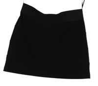 Dámská černá zebrovaná minisukně Miss Selfridge 