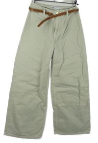 Dámské béžové culottes rifle s páskem Zara 