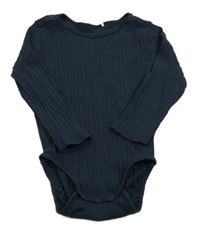 Tmavomodré žebrované body Topomini