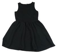 Černé žebrované šaty Candy Couture