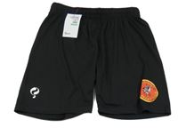 Nové - Černé sportovní kraťasy s potiskem 