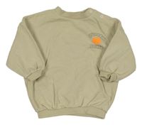 Béžová crop mikina s dýní George