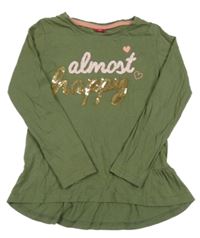 Khaki triko s flitry Kiki&Koko