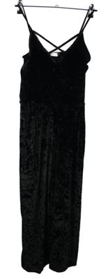 Dámský černý sametový culottes overal Somebody Else