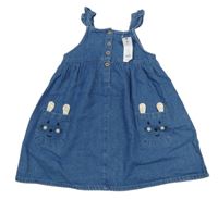 Nové - riflové šaty s kapsami George