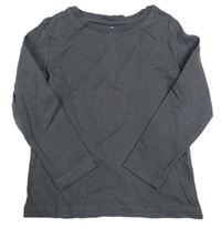 Tmavošedé triko H&M